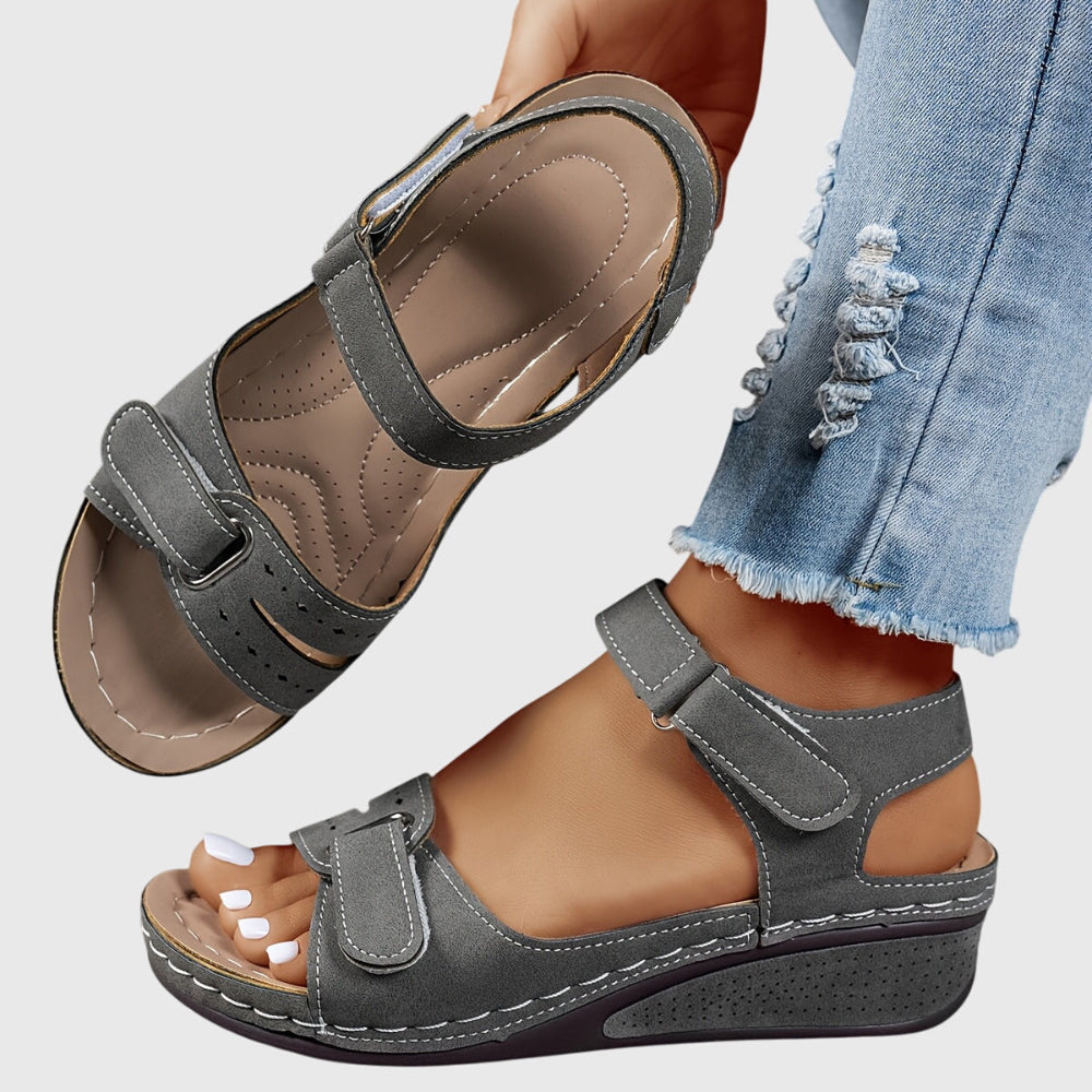 Crystal | Bequeme flache Sandalen