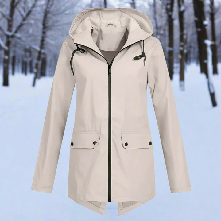 Lorraine | Women's Longline Hooded Rain Jacket