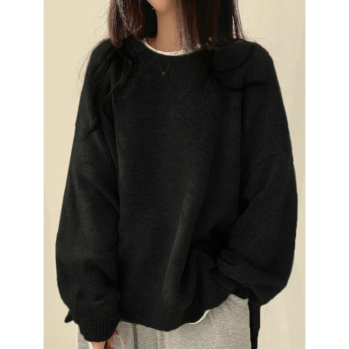 Vida | Oversized Crew Neck Sweater