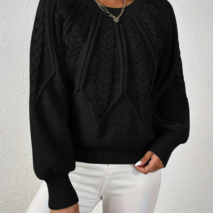 Women's Sweater | Relaxed Cable-Knit Pullover