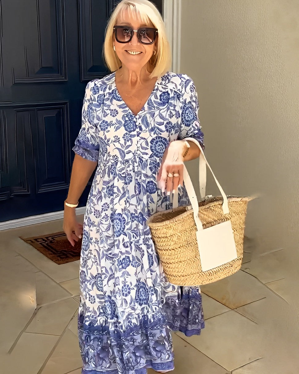 Dorothy | Tiered Floral Maxi Dress
