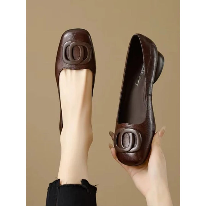 Amelia | Square-Toe Ballet Flats