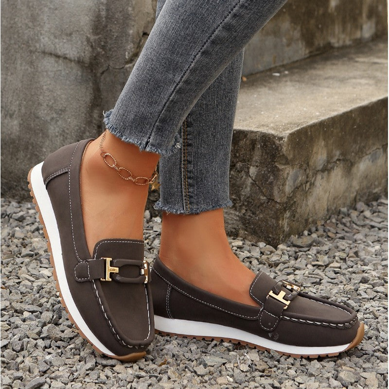 Emelia | Slip-On Wedge Loafers