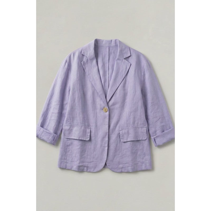 Women’s Relaxed Blazer | Oversized Dropped Shoulder Design