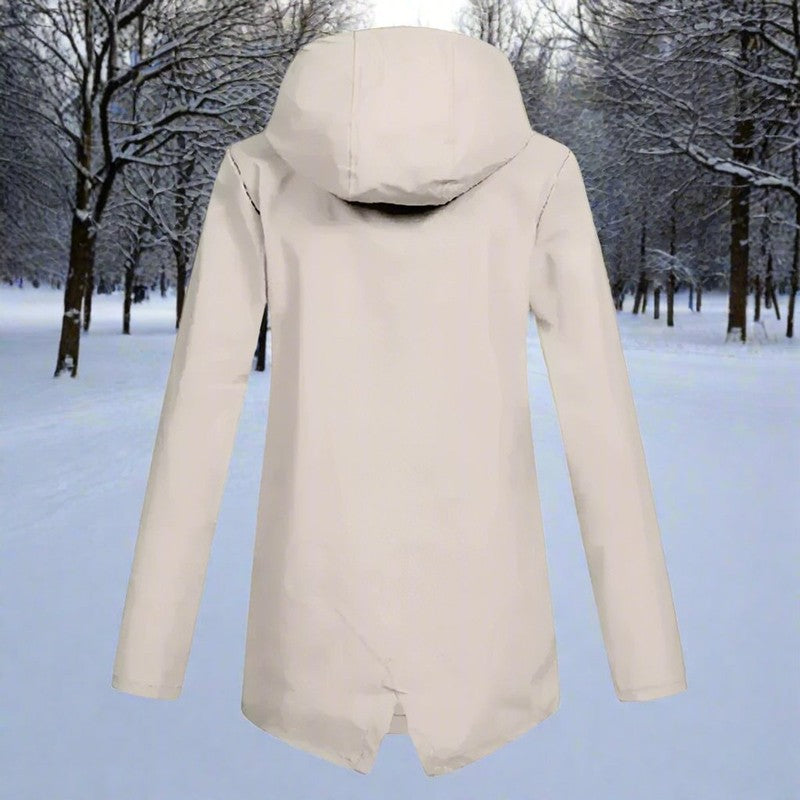 Lorraine | Women's Longline Hooded Rain Jacket