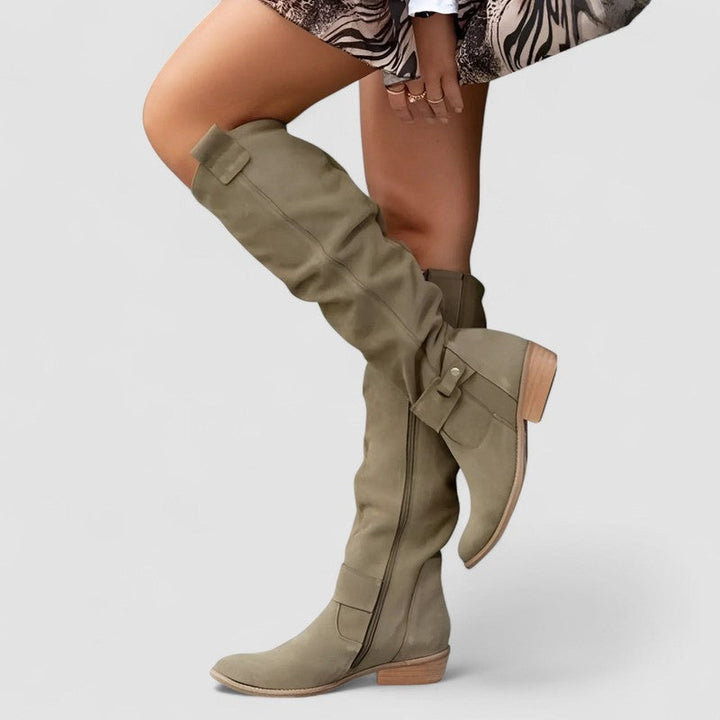 Eleanor | Soft Slouchy High Boots
