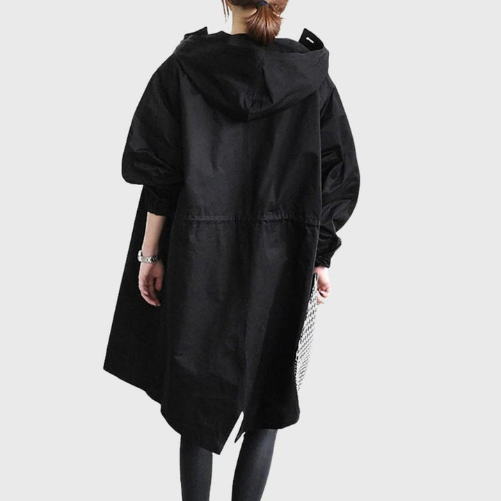 Audra | Relaxed Hooded Long Trench Coat