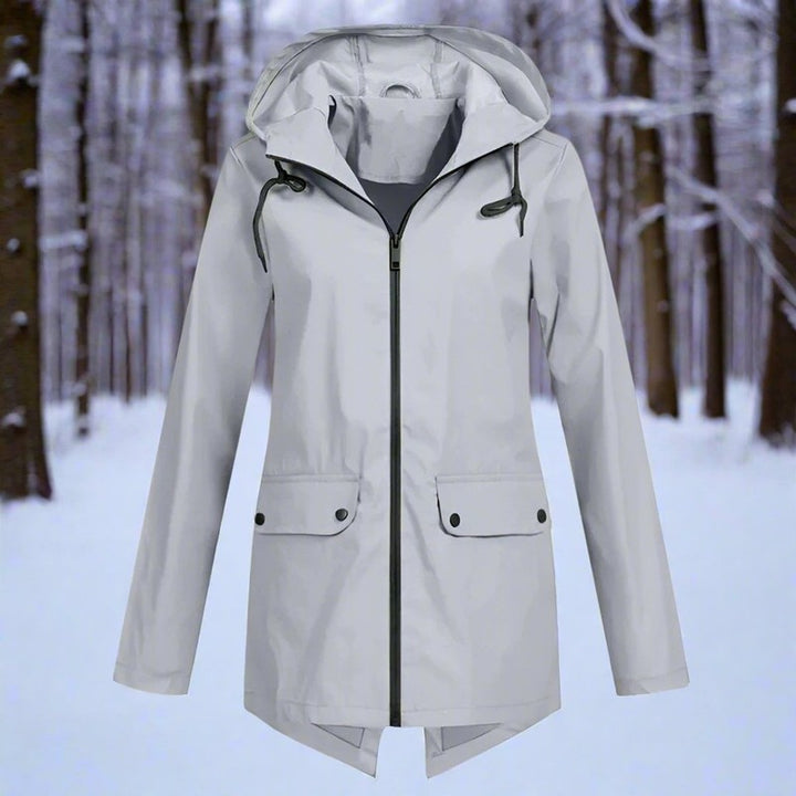 Lorraine | Women's Longline Hooded Rain Jacket