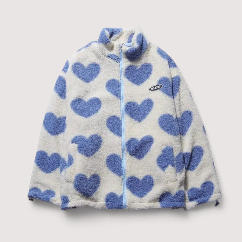 Sommerfeld | Reversible Heart-Pattern Jacket