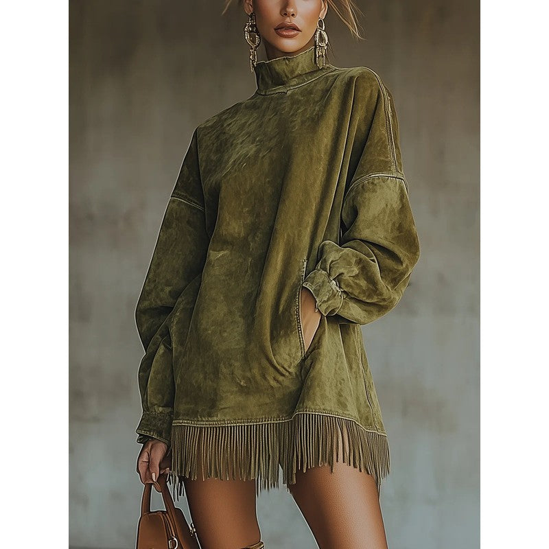 Gabriela | Structured High-Neck Mini Dress