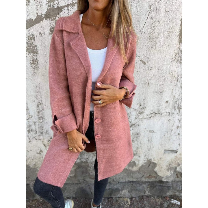 Women's Longline Lapel Coat