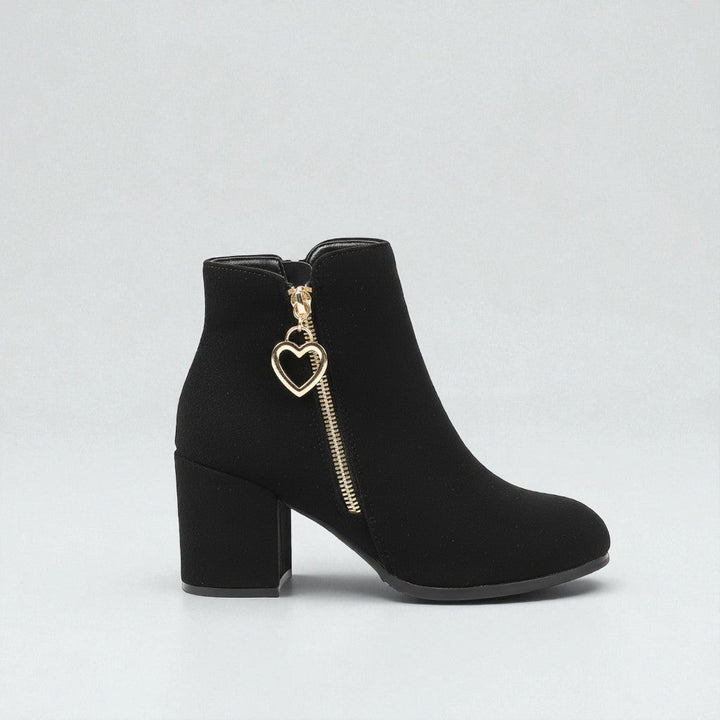 Gail | Stivaletti alla caviglia in pelle scamosciata HeartCharm