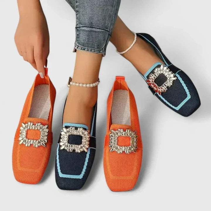 Maylora | Square-Toe Slip-On Loafers
