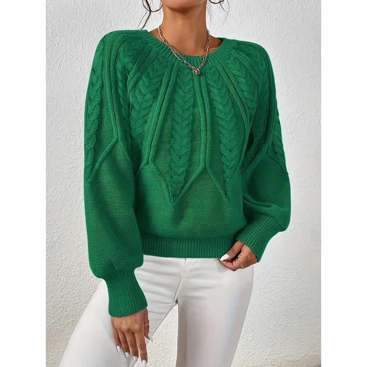 Women's Sweater | Relaxed Cable-Knit Pullover