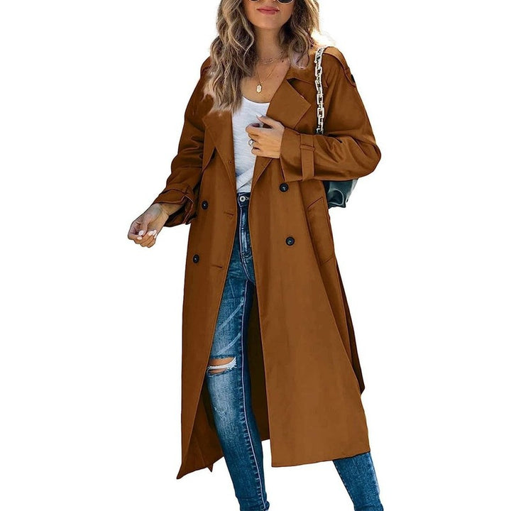 Juliet | Double-Breasted Belted Longline Trench Coat