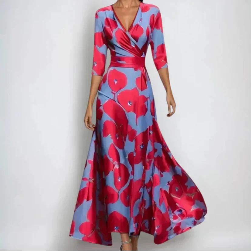 Rachel | Abito elegante da donna con design a portafoglio valorizzante