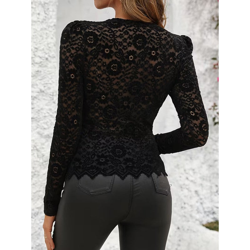 Lucille | Floral Long-Sleeve Top