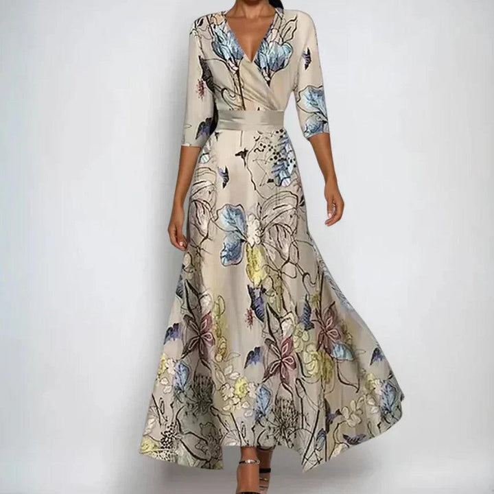 Rachel | Abito elegante da donna con design a portafoglio valorizzante