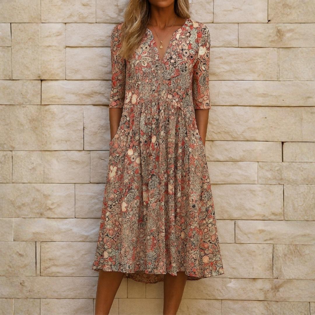 Harlow | Elegante abito con scollo a V