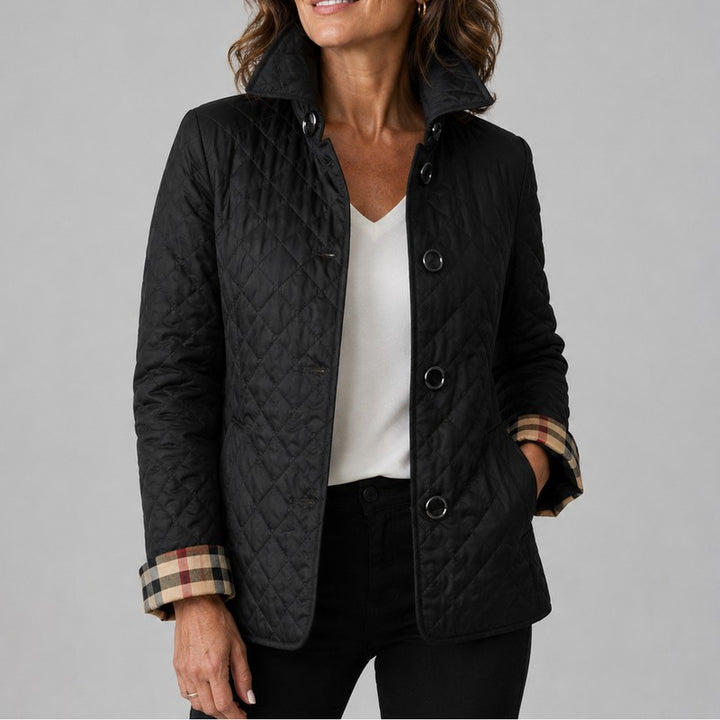 Kelley | Quilted Button-Front Jacket