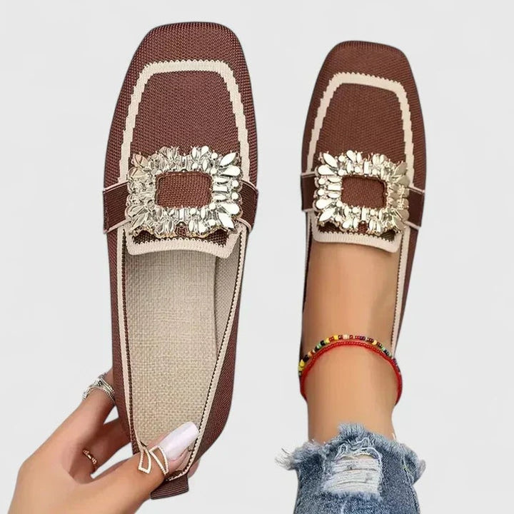 Maylora | Square-Toe Slip-On Loafers