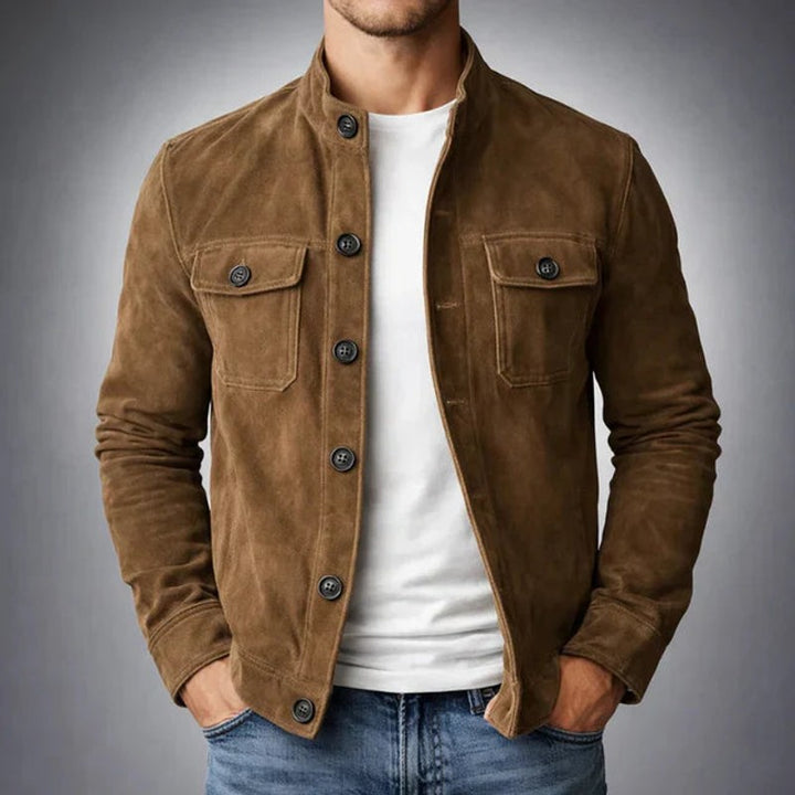 Men Jacket | Structured Military-Style