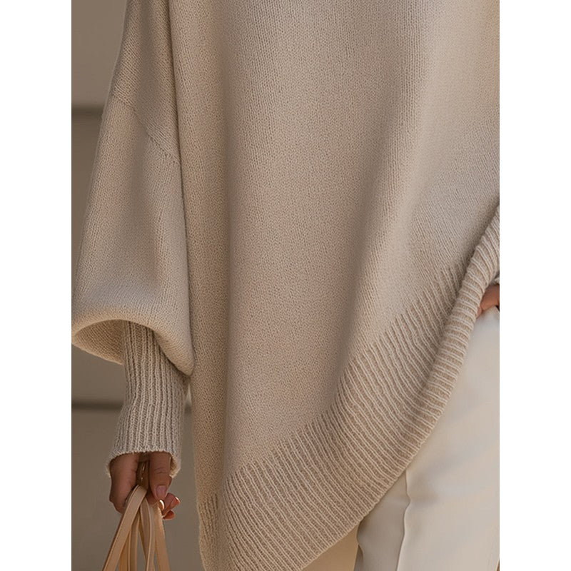 Marguerite | Pull oversize en maille côtelée