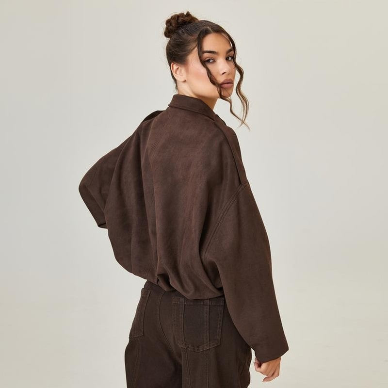 Women Bomber Jacket | Oversized Cropped Style