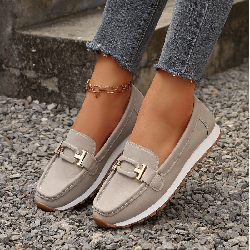 Emelia | Slip-On Wedge Loafers