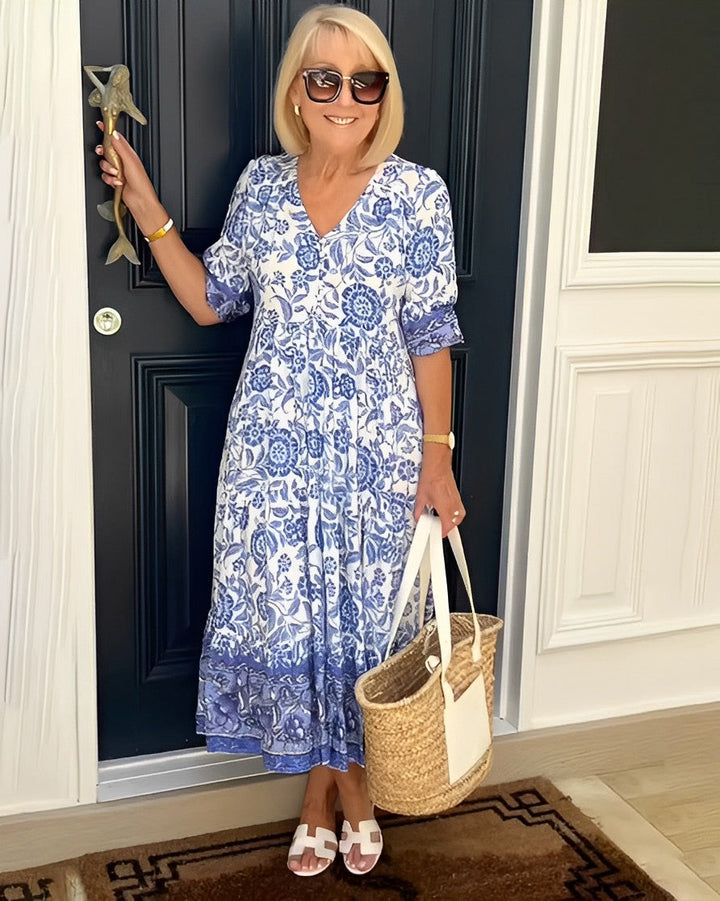 Dorothy | Tiered Floral Maxi Dress