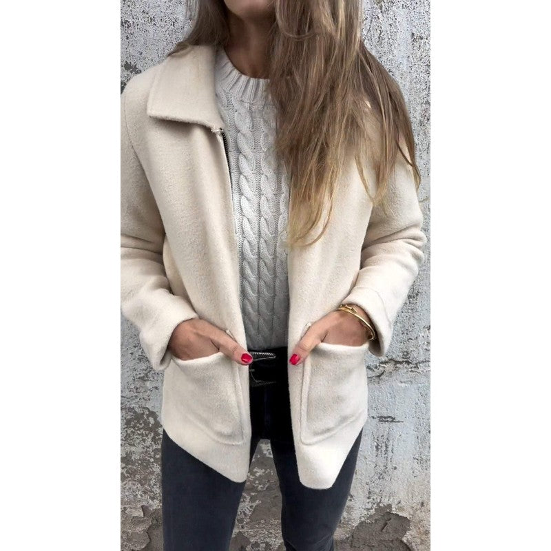 Enza | Relaxed Mid-Thigh Winter Coat