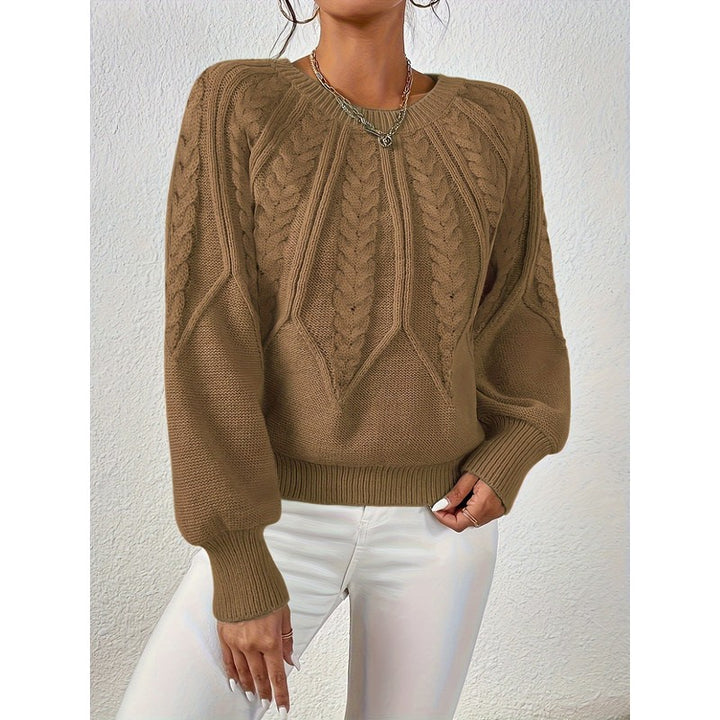 Women's Sweater | Relaxed Cable-Knit Pullover