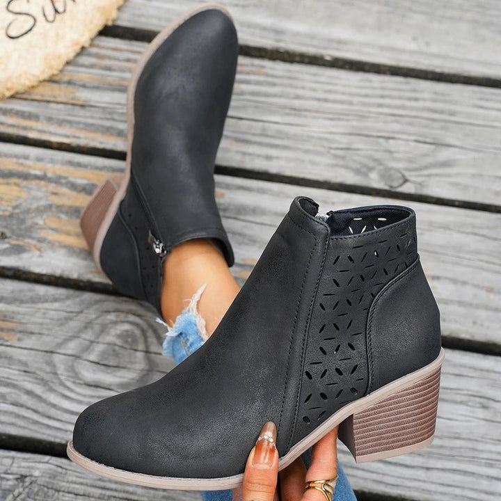 Garance | Western Mid-Heel Boots