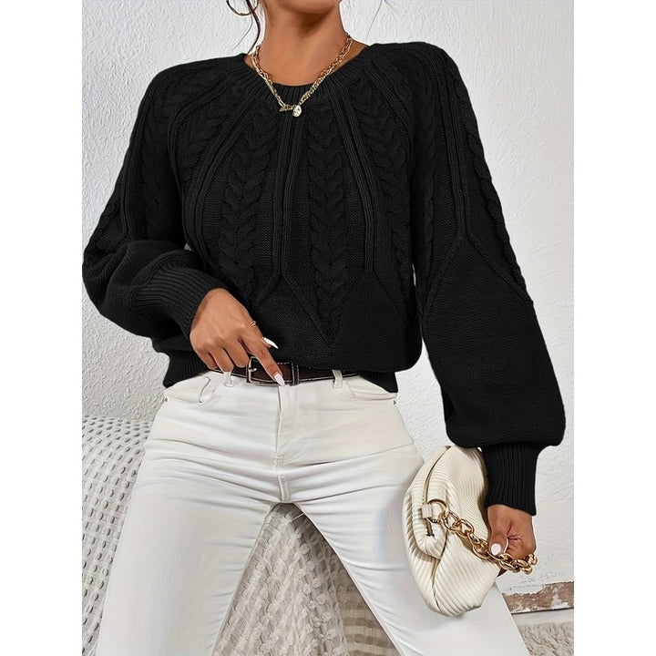 Women's Sweater | Relaxed Cable-Knit Pullover