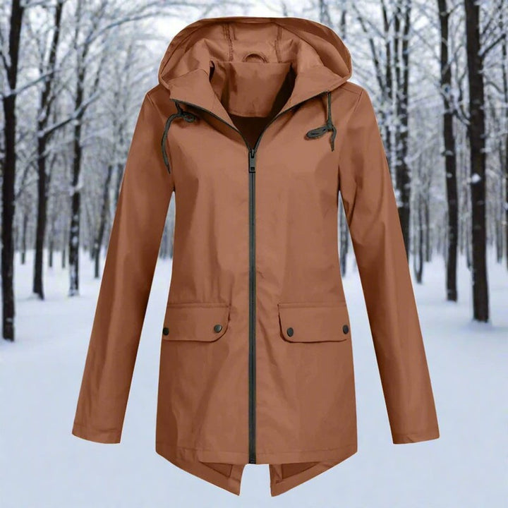 Lorraine | Women's Longline Hooded Rain Jacket