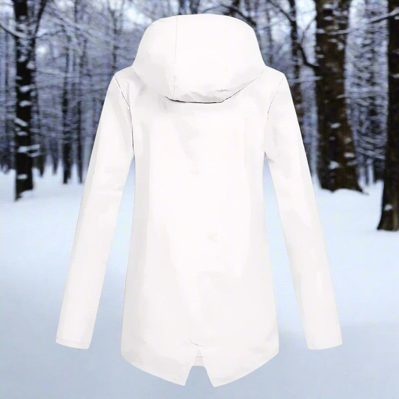 Lorraine | Women's Longline Hooded Rain Jacket