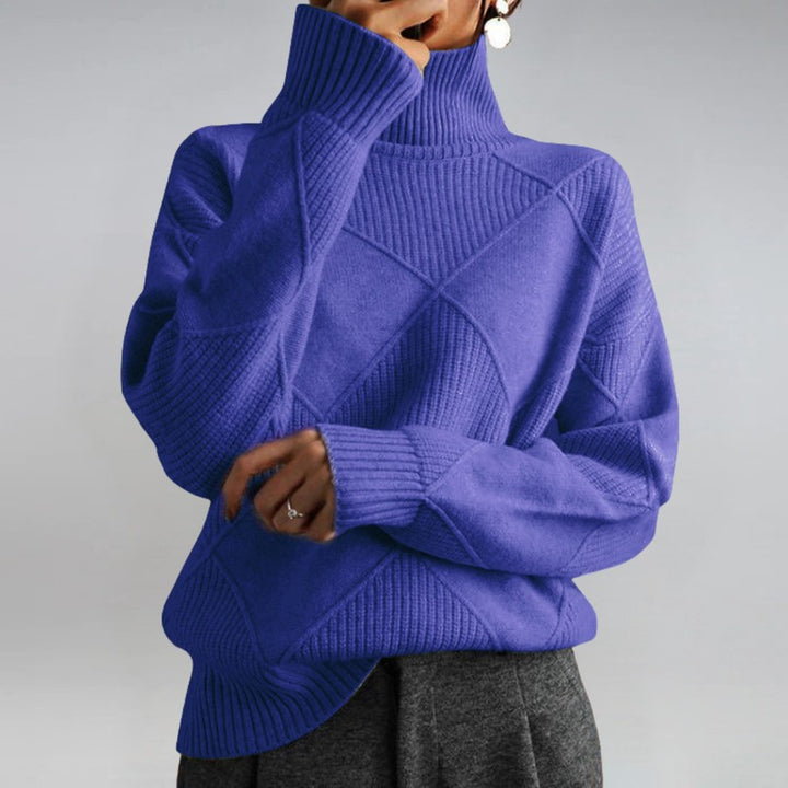 Magdalene | Fold-Over Turtleneck Sweater