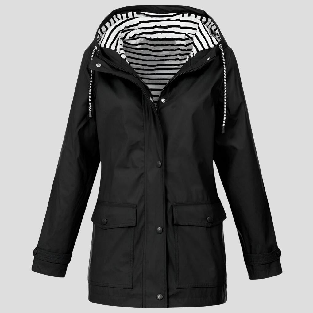Olivia | Wasser- und windabweisende Jacke mit Kapuze für Damen