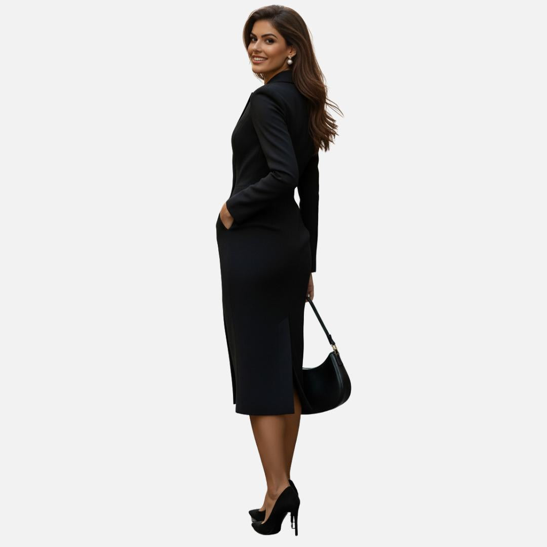 Tifanny | Abito blazer – abito midi aderente a maniche lunghe
