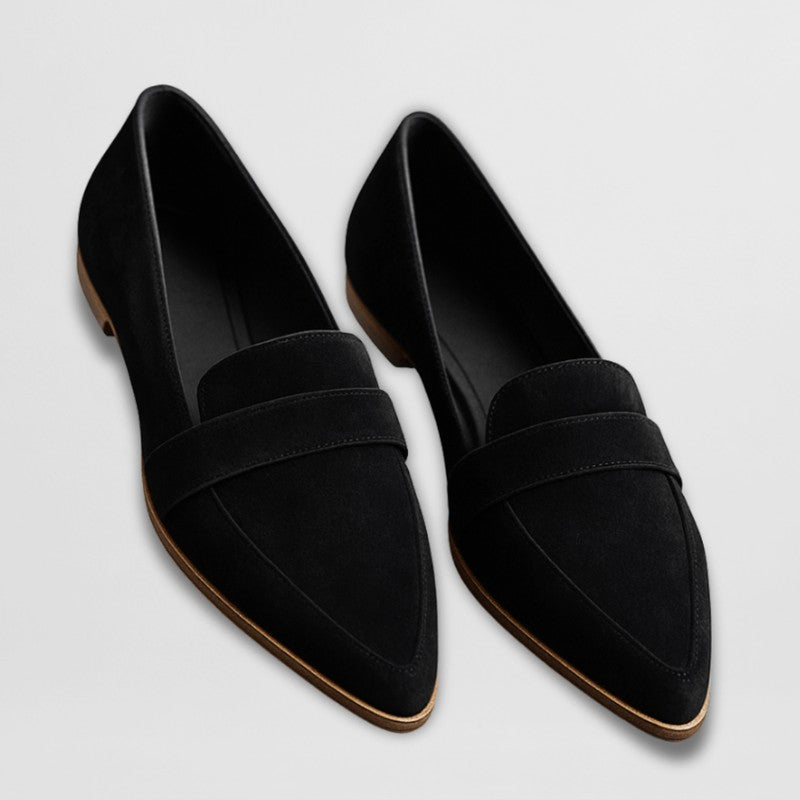 Solène | Pointed-Toe Penny Loafer