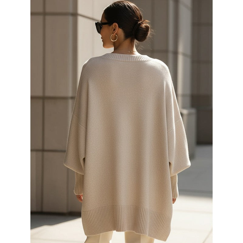 Clara | Oversized Batwing-Sleeve Sweater