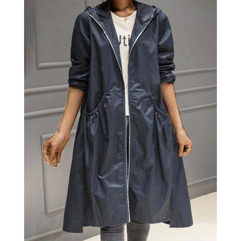 Dorvelli | Water-Resistant Oversized Raincoat
