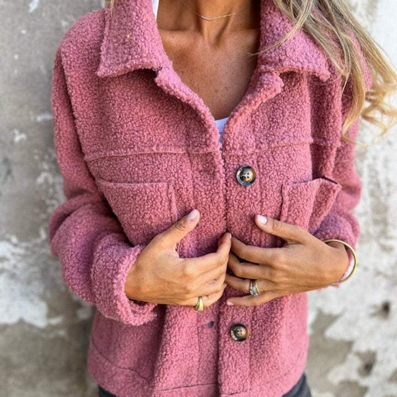 Nelea | Textured Notched Lapel Jacket