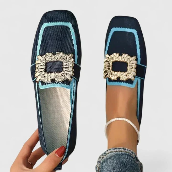 Maylora | Square-Toe Slip-On Loafers