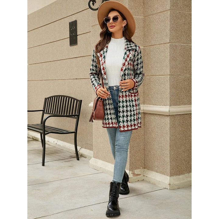 Rosalind | Knit Notch-Lapel Coat