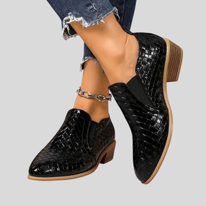 Éliane | Slip-On Pointed Toe Ankle Boots
