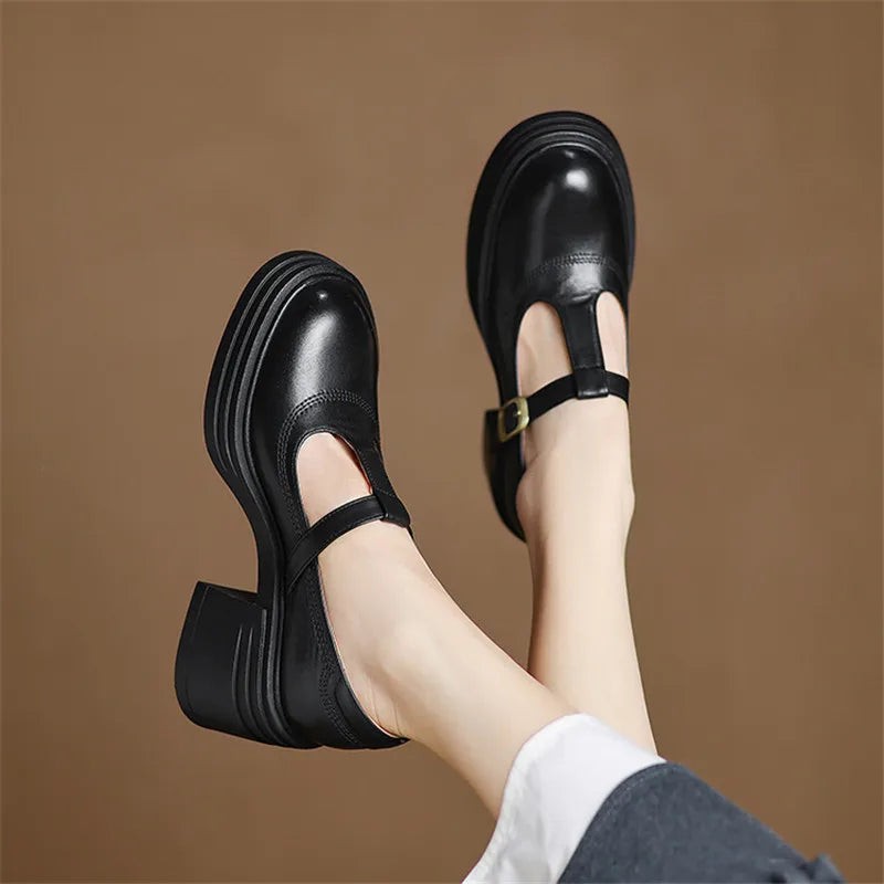 Giulia | Mary-Jane-Pumps mit Blockabsatz
