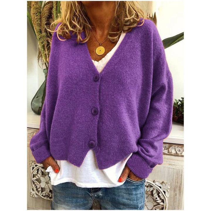 Amelia | V-Neck Oversized Cardigan