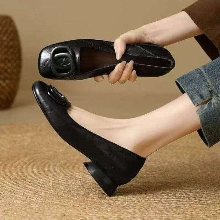 Opium | Round-Toe Low-Heel Pumps