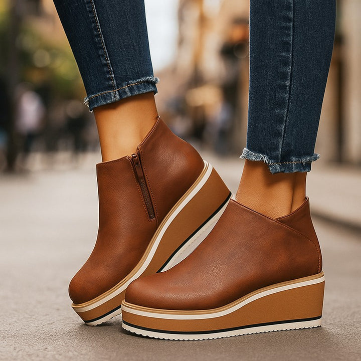 Coralie | Platform Ankle Boot